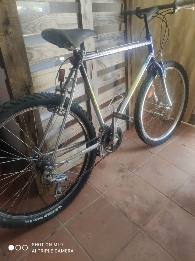 bicicleta clasica de montaña, 