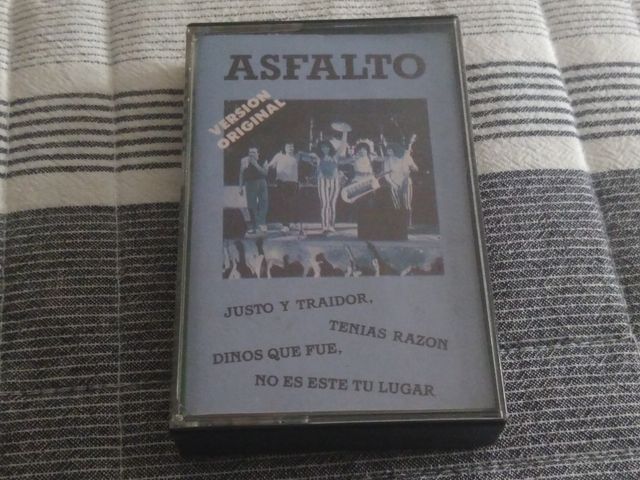 Cinta Cassette **ASFALTO**