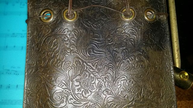 Bolsa de cuero medieval Vintage