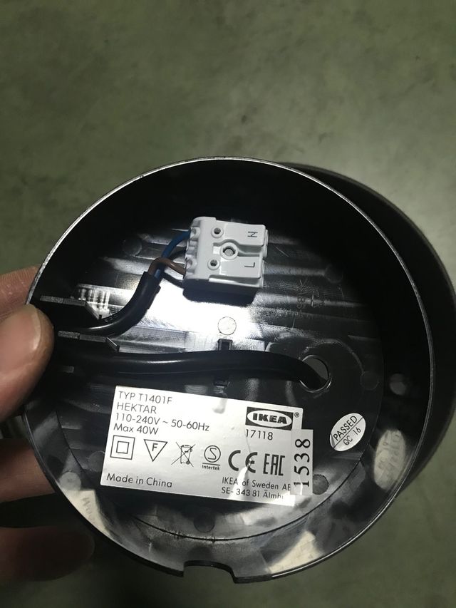 Lámpara techo Ikea Hektar