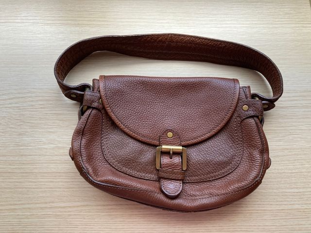 Bolso de piel de Mango