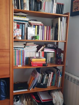 Estanteria madera de segunda mano por 30 € en Valencia en WALLAPOP