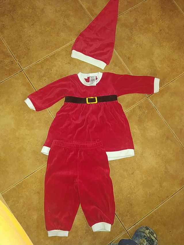pijama -disfraz Papa Noel talla6-9meses