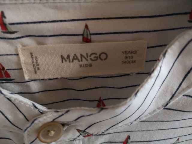 CAMISA NIÑO MANGO
