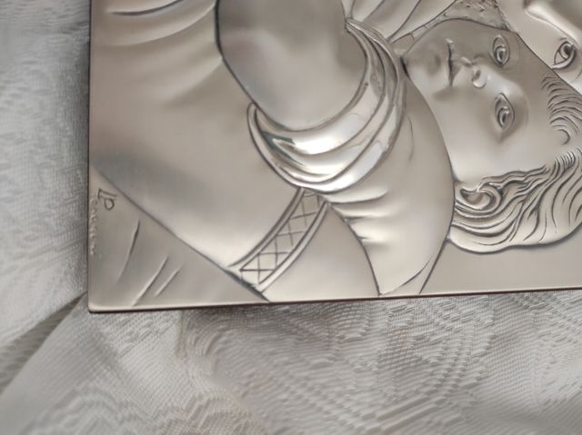 Cuadro de sobremesa Virgen y niño