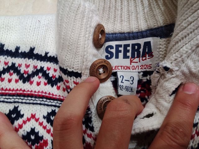 jersey lana niño sfera 2-3 años