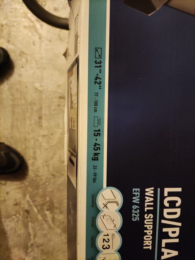 soporte para colgar televisión