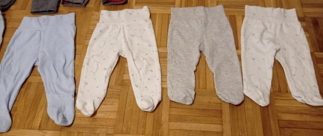 Lote pantalones y petos bebé 3 a 6 meses