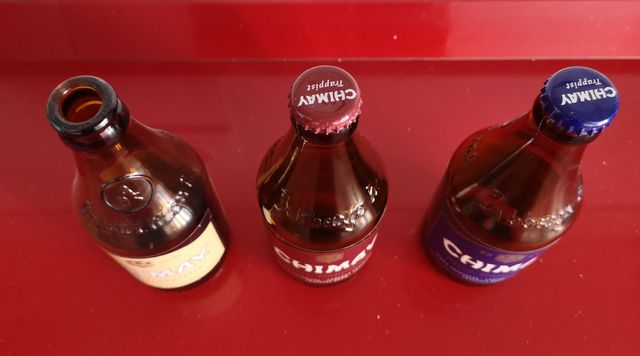 Colección de 3 botellines Chimay Pères Trappistes