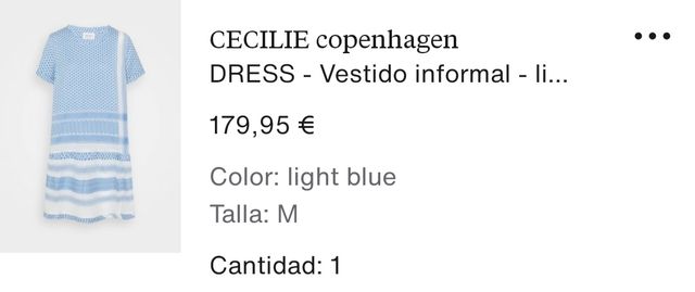 Vestido, talla M, Cecilie Copenhague