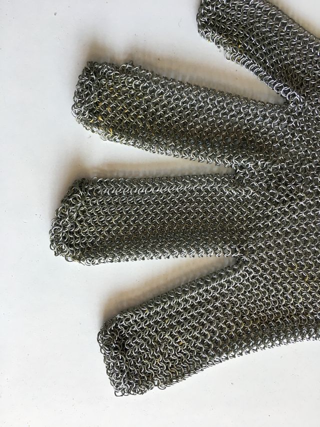 Guante de malla de acero para deshuesar