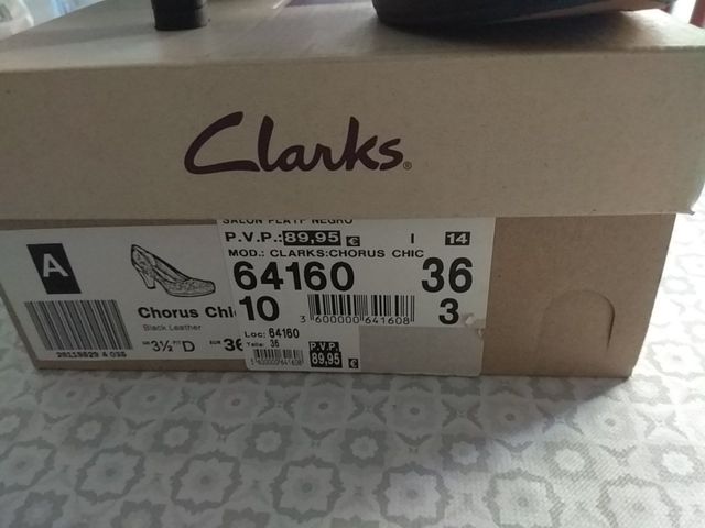 Zapatos piel  Clarks