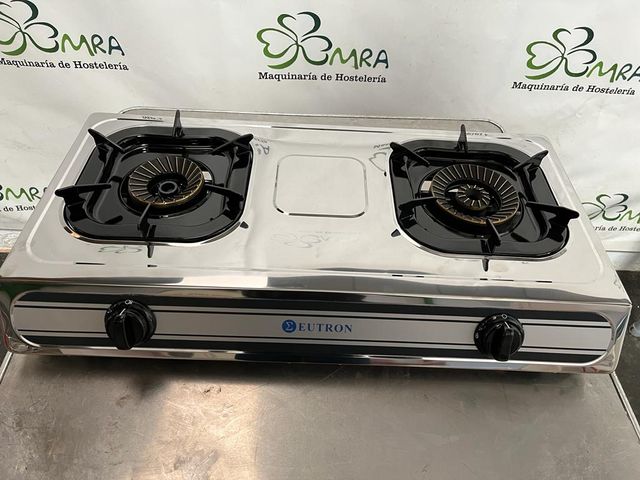 Hornilla de gas de 2 fuegos