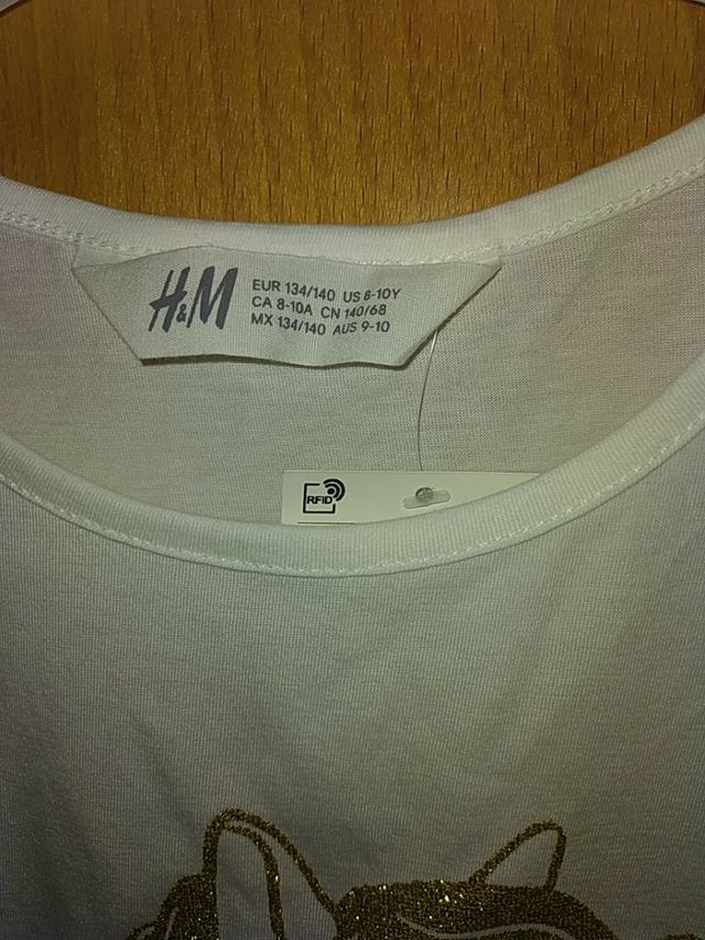 camisetq niña nueva talla 8-10