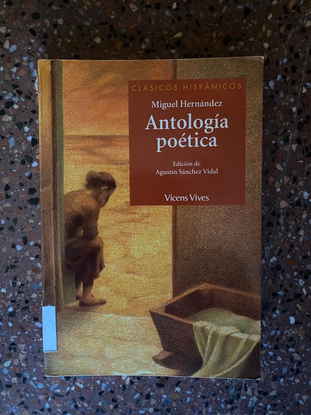 Libro Antología poética de Miguel Hernandez 
