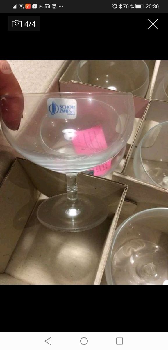 6 COPAS DE POSTRE O HELADO