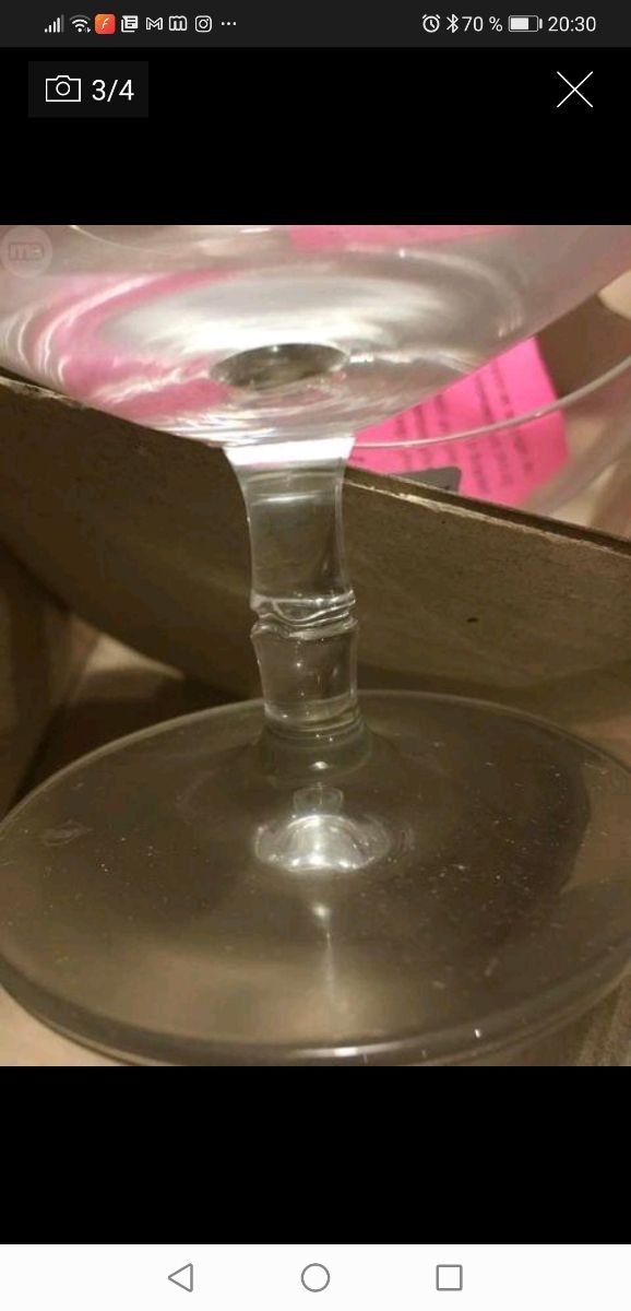 6 COPAS DE POSTRE O HELADO