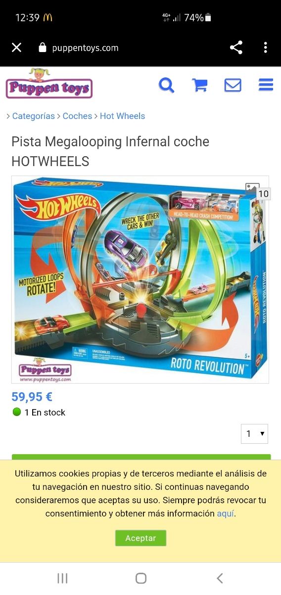 pista hotwheels