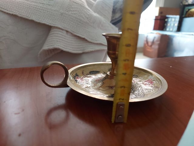 Palmatoria bronce antigua