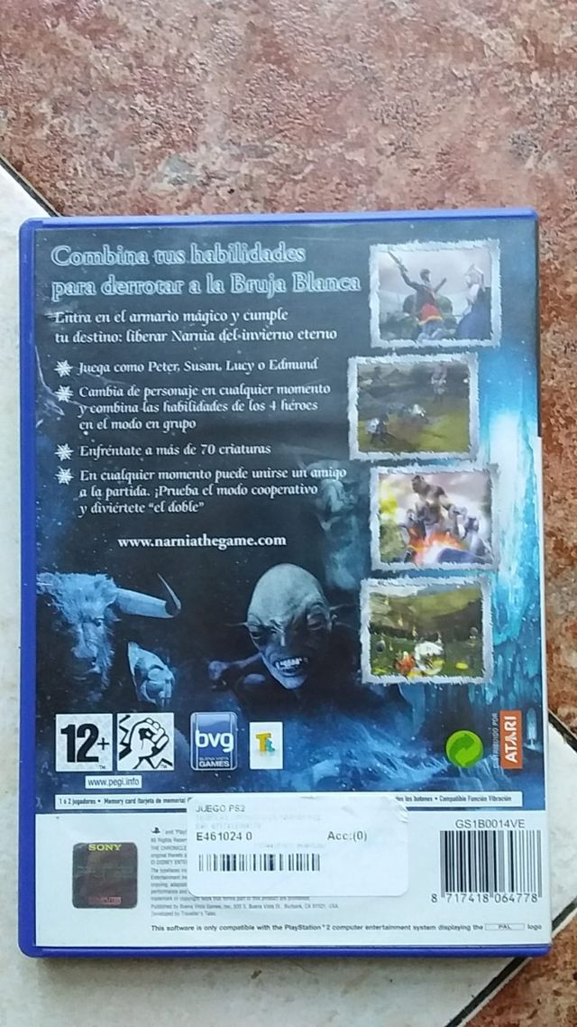 pack - (Narnia y piratas) - ps2