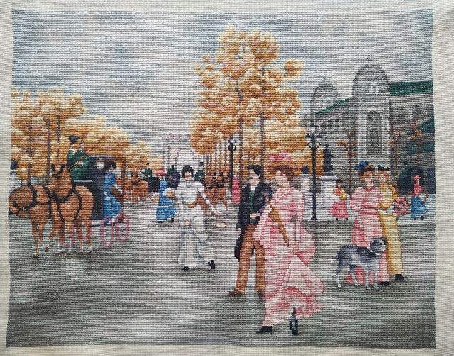 Calle en el siglo XIX