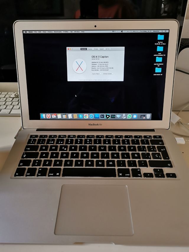 MacBook Air 13", 4GB RAM, 128GB SSD