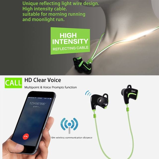 Auriculares deportivos inalámbricos nuevos