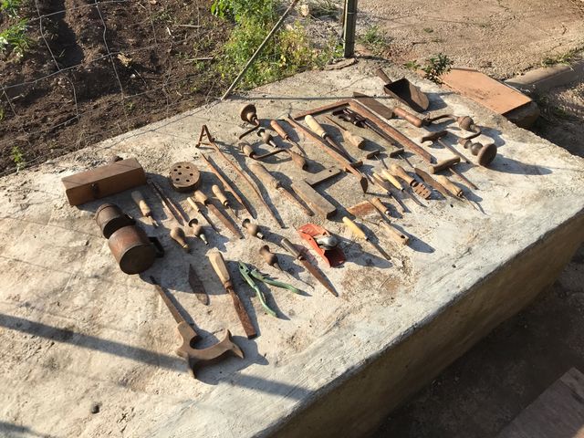 Coleccion de 47 herramientas antiguas