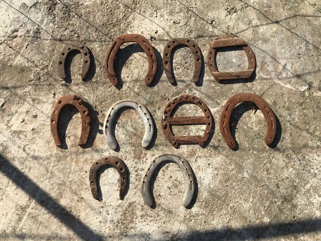 coleccion de 10 herraduras