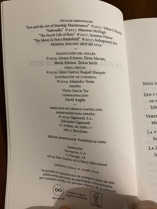 LA VIDA SECRETA DE LOS BOTS LIBRO COMO NUEVO