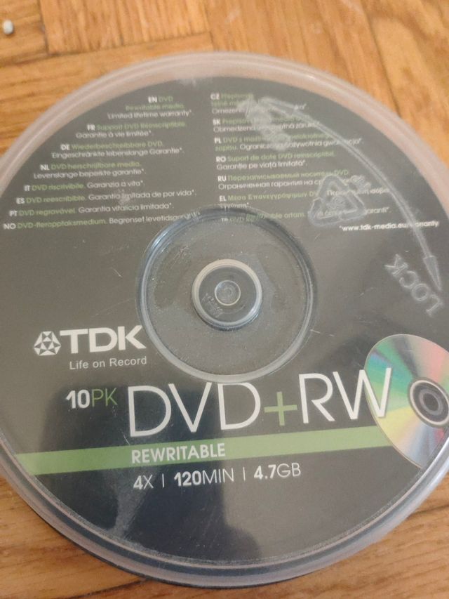 DVD +RW TDK