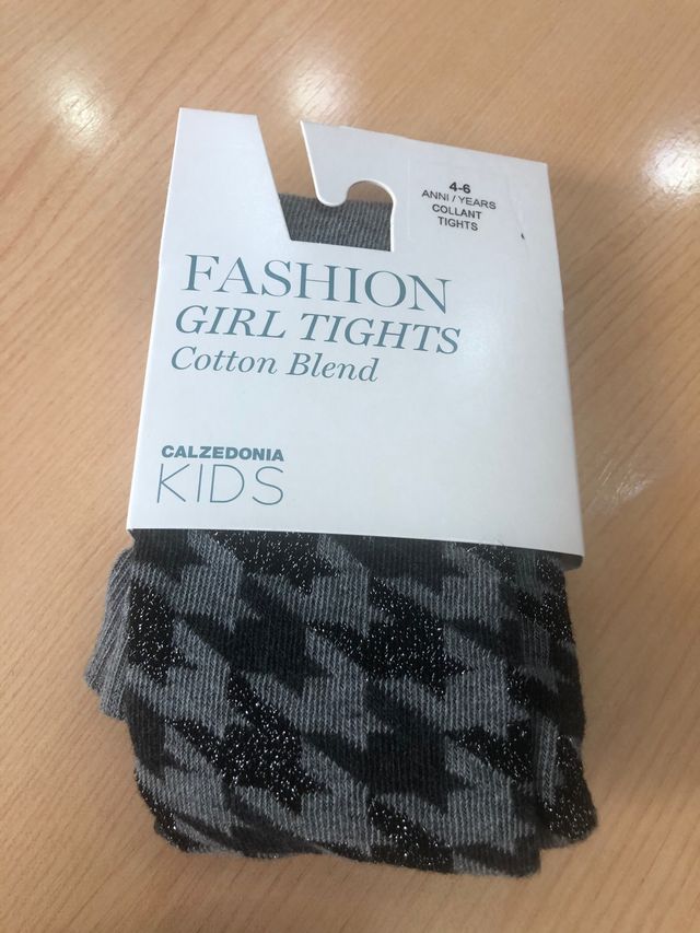 2 Leotardos niña calcedonia talla 4-6 nuevos