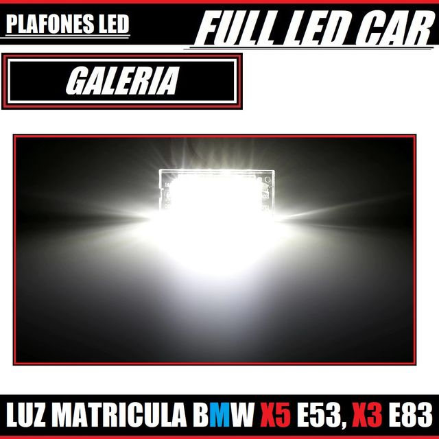 PLAFONES LED LUZ DE MATRÍCULA PARA BMW X5 Y X3