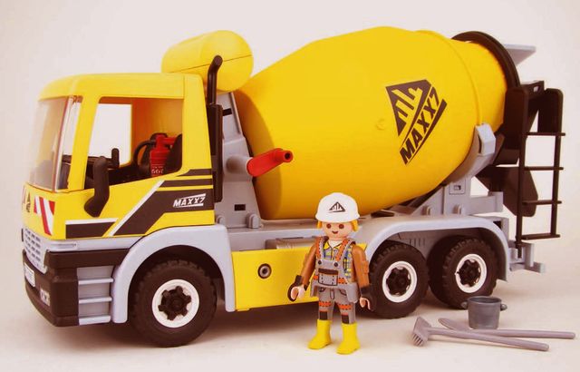 PLAYMOBIL 9887 Miscelatore per calcestruzzo imballaggio in pellicola