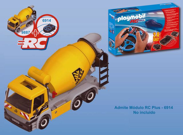 PLAYMOBIL 9887 Miscelatore per calcestruzzo imballaggio in pellicola