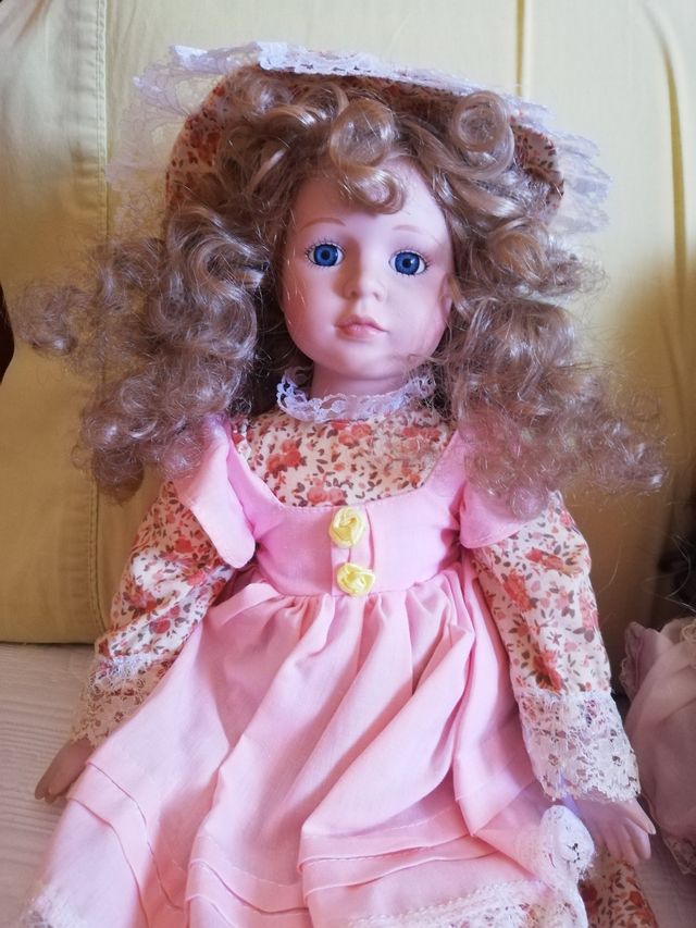 Muñecas de porcelana trapo