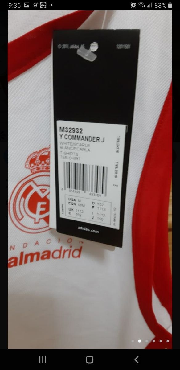 camiseta Adidas real Madrid