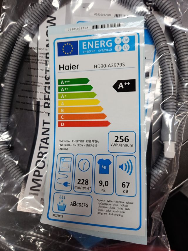 Secadora Haier 9kgs Bomba Calor