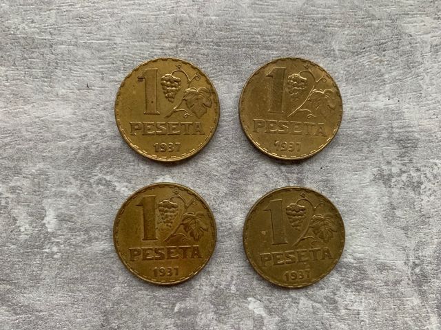 4 pesetas Republica española 1937