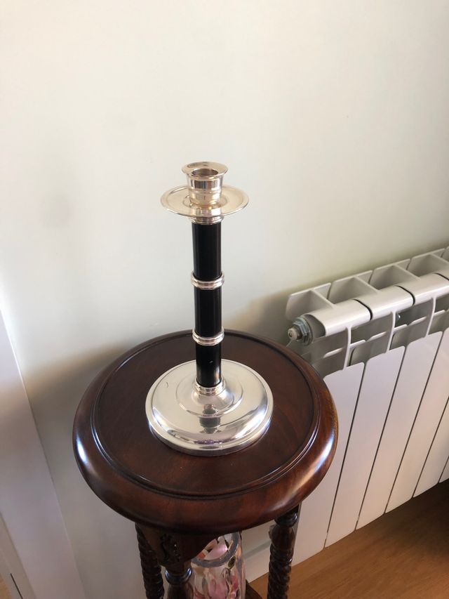 Porta velas Valentí plata