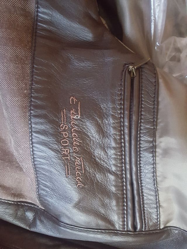 Chaqueta de cuero Emidio Tucci Sport