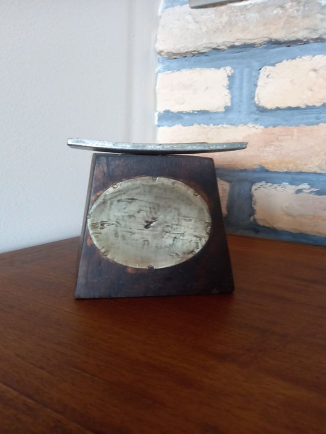 porta velas Portico antiguo madera y acero