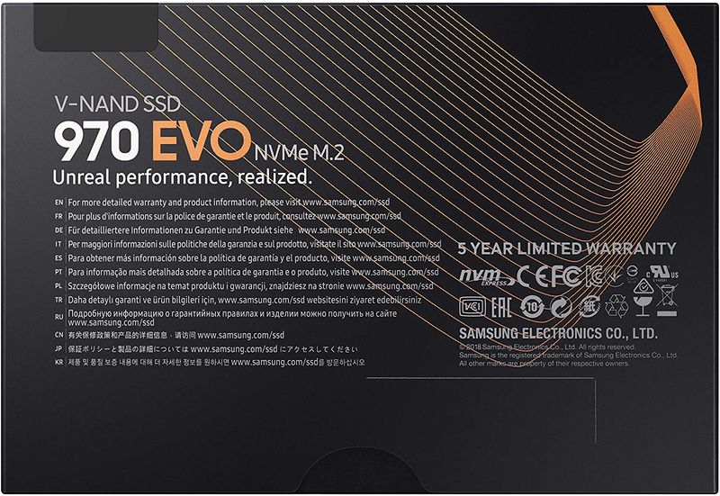 Samsung SSD 970 EVO NVMe M.2 500GB afbeelding 6