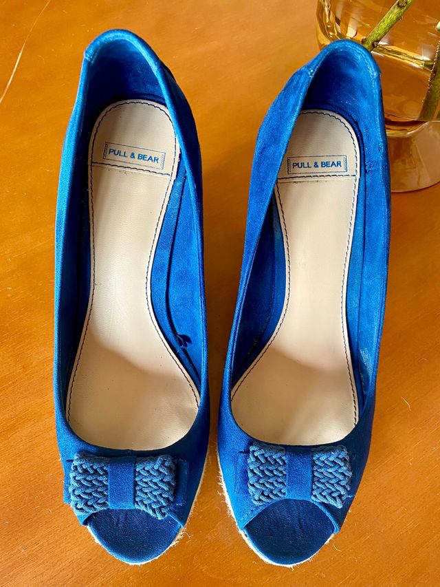 Cuñas de esparto Pull & Bear