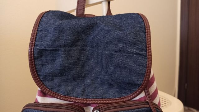 Mochila de rayas