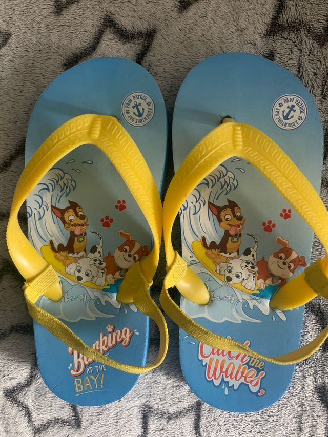 Chanclas niñ@ Patrulla Canina.Número 28-29