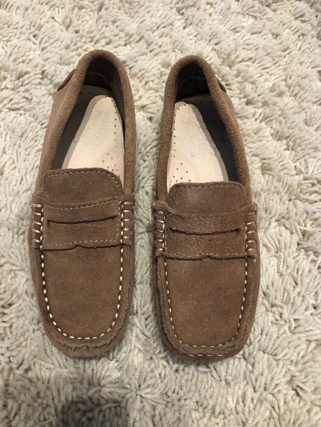 Mocasines de ante. Impecables, Nº30