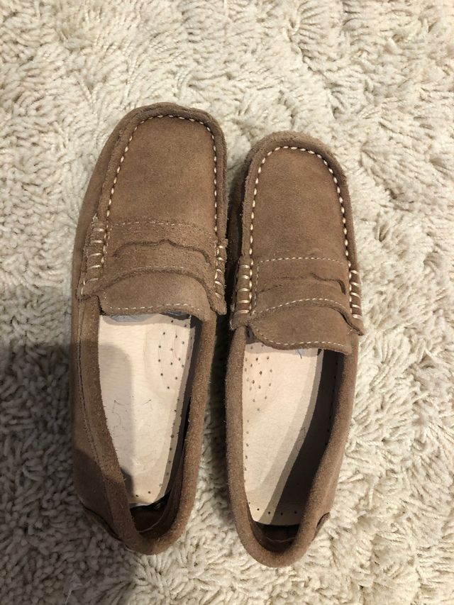 Mocasines de ante. Impecables, Nº30