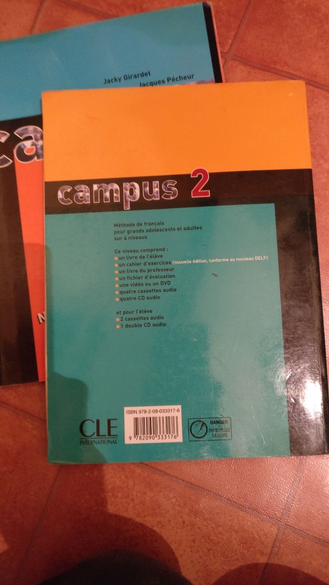 Campus 1 y Campus 2 libro de texto y ejercicios