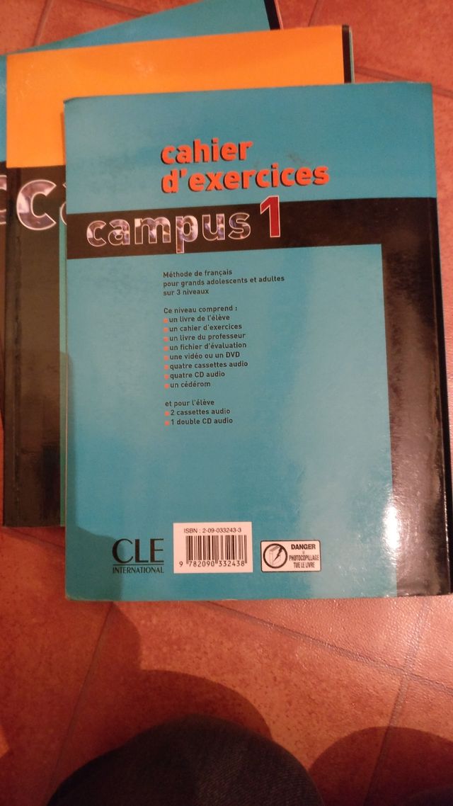 Campus 1 y Campus 2 libro de texto y ejercicios